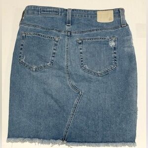 A G Adriano Goldschmied Distressed Skirt